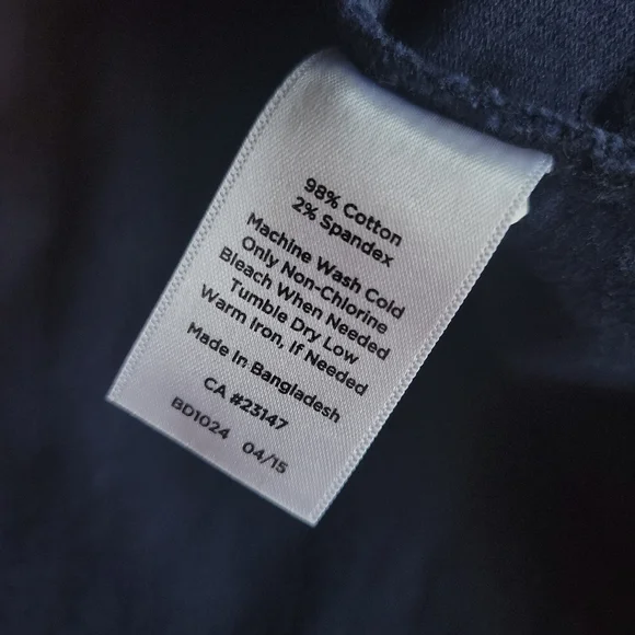 Talbots Navy Blue Corduroy A-Line Skirt with Pockets Women's Size 4 - Picture 8 of 9